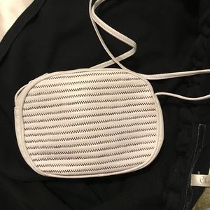 ☄️Aspects White Leather Party Bag